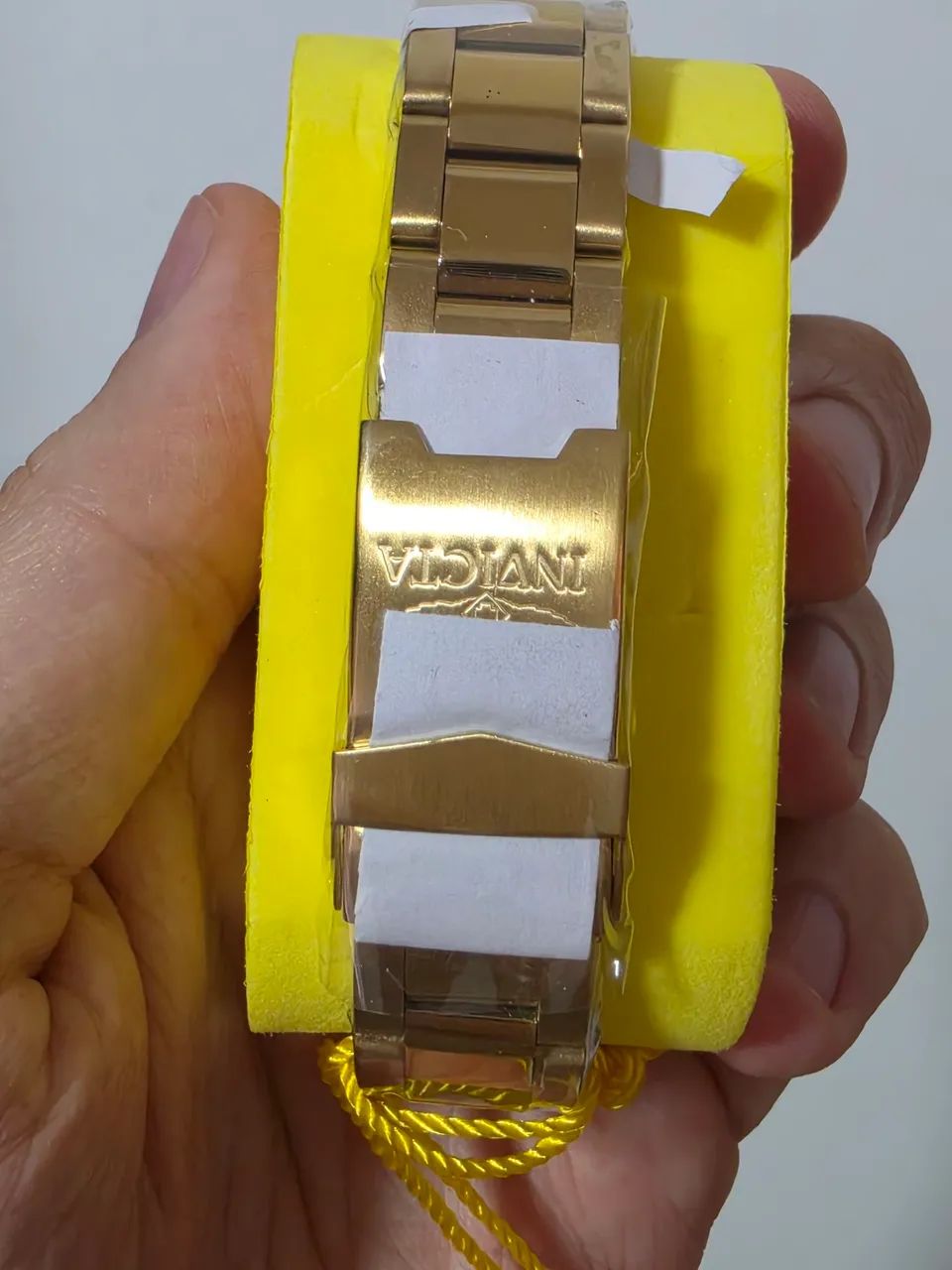Relógio analógico Invicta banhado modelo 8936 na caixa, sem uso - Foto 4