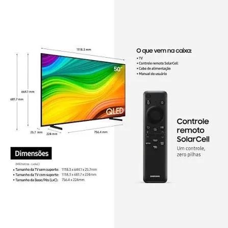 Smart Tv Samsung 50 Polegadas Ultra HD Vision IA - Foto 2