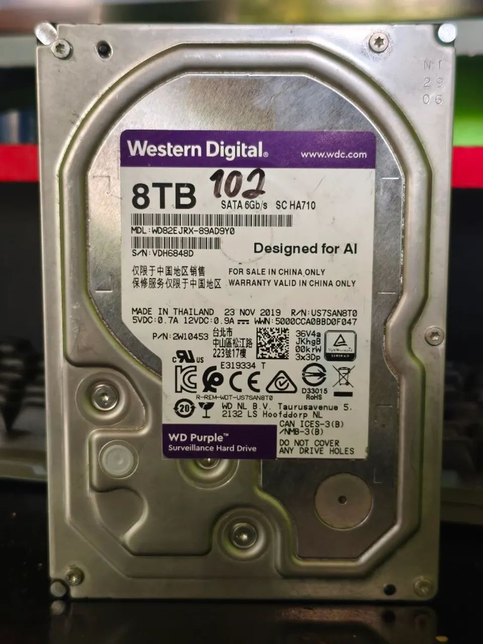HD de 8TB