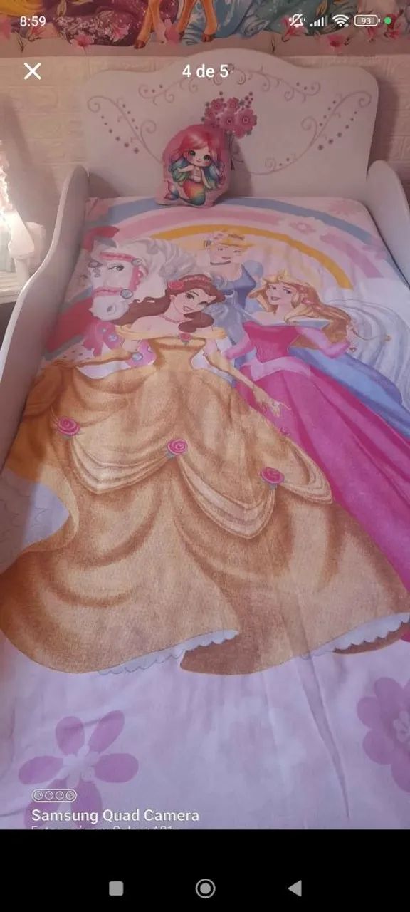 Cama infantil carruagem princesas - Foto 4