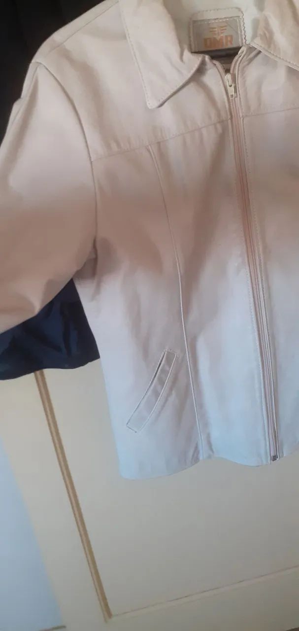 Jaqueta de couro importadas off white - Foto 4