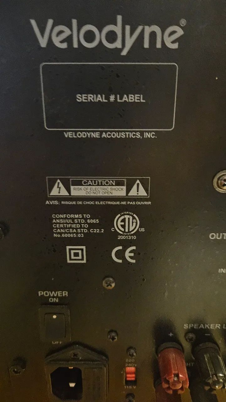 SUBWOOFER VELODYNE - Foto 5