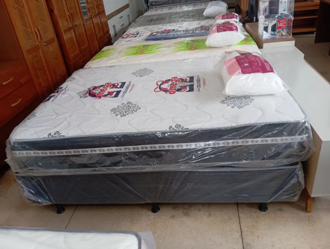 Cam, conjunto box casal MOLAS ENSACADAS 