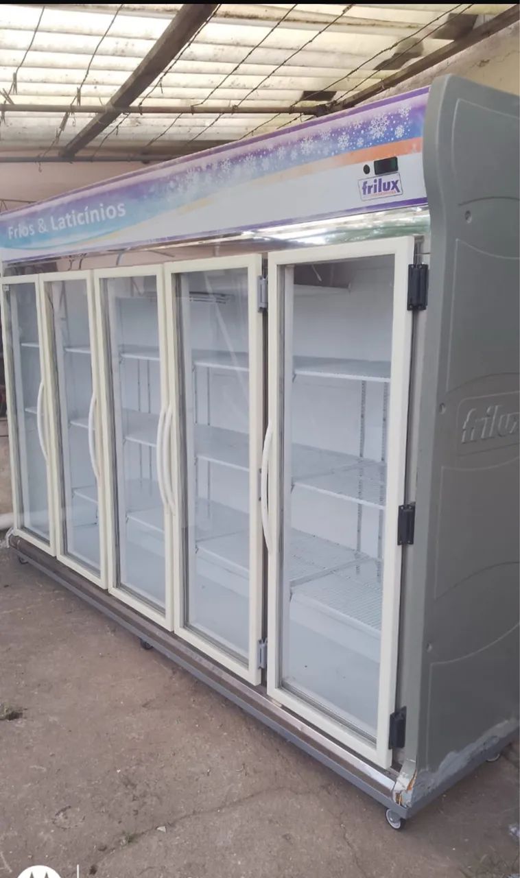 Vitrine refrigerada 5 portas - Nova 