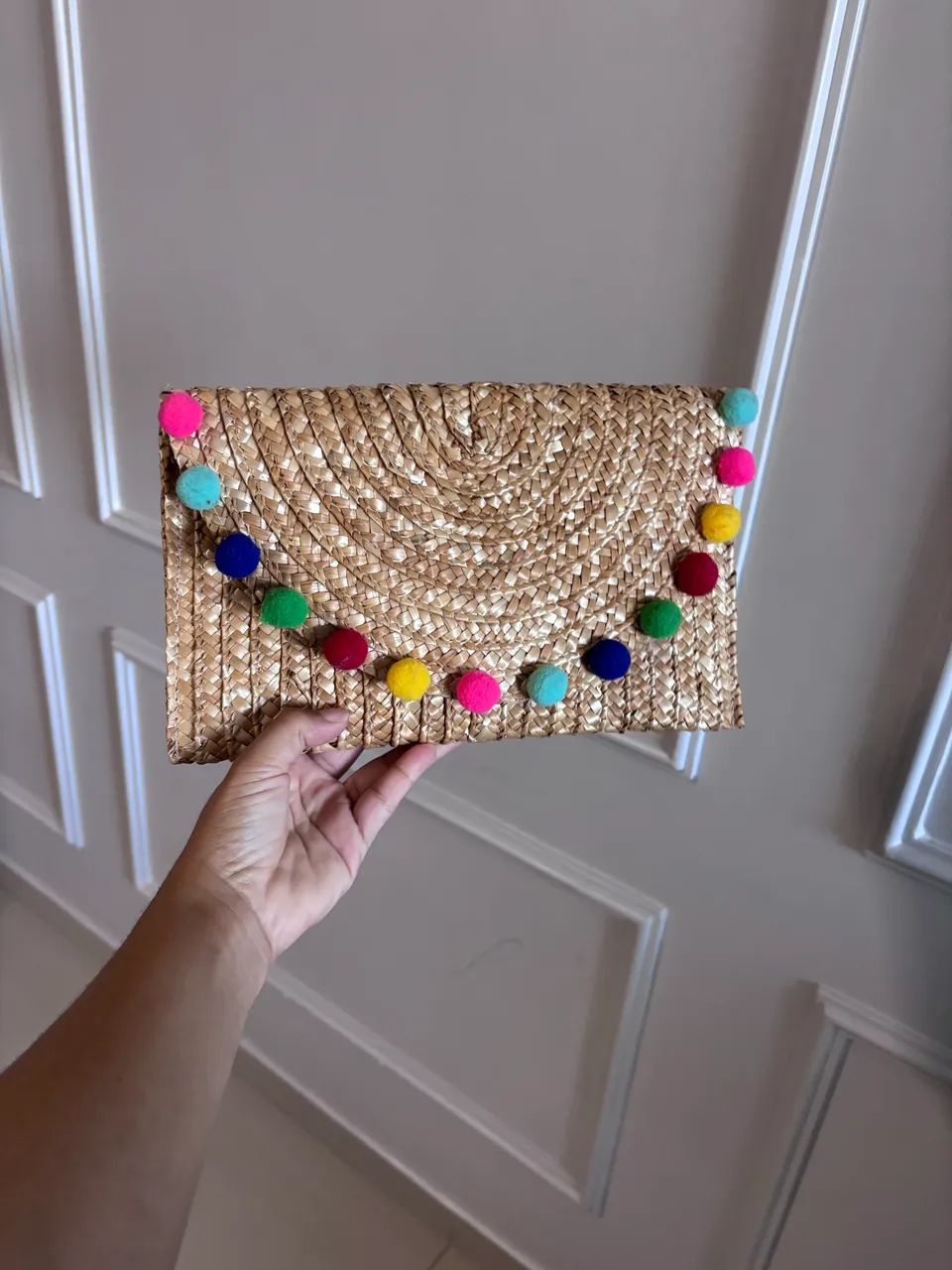 Bolsa estilo carteira de praia 