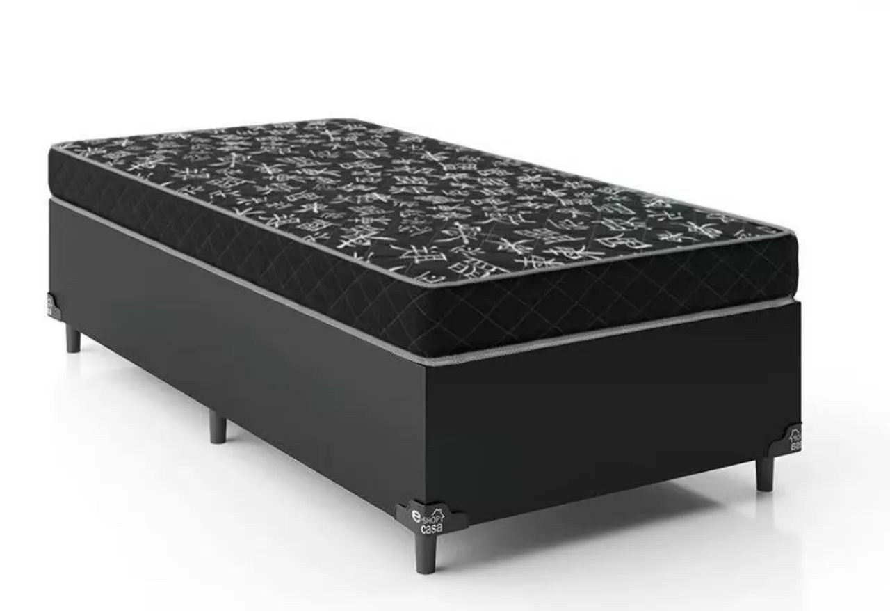Colchão e Box solteiro 1.88m