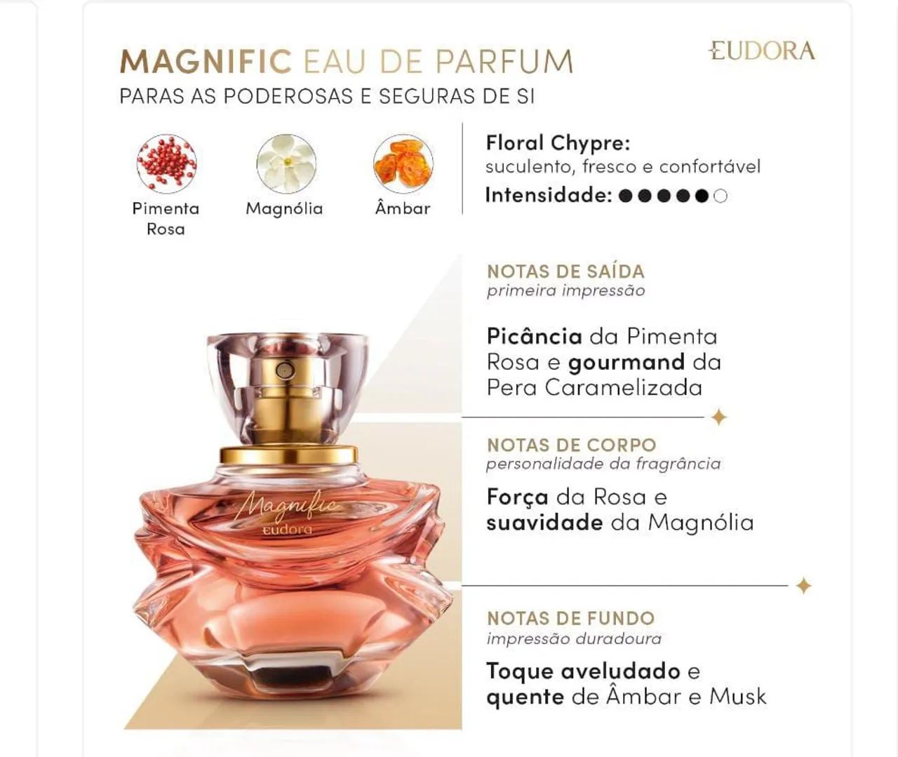 Eau de parfum magnific eudora - Foto 3
