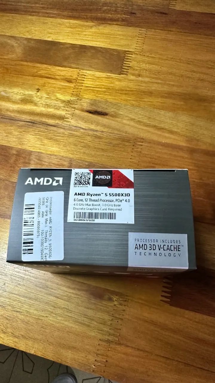 (LACRADO NA CAIXA) Ryzen 5 5500x3d - Foto 2