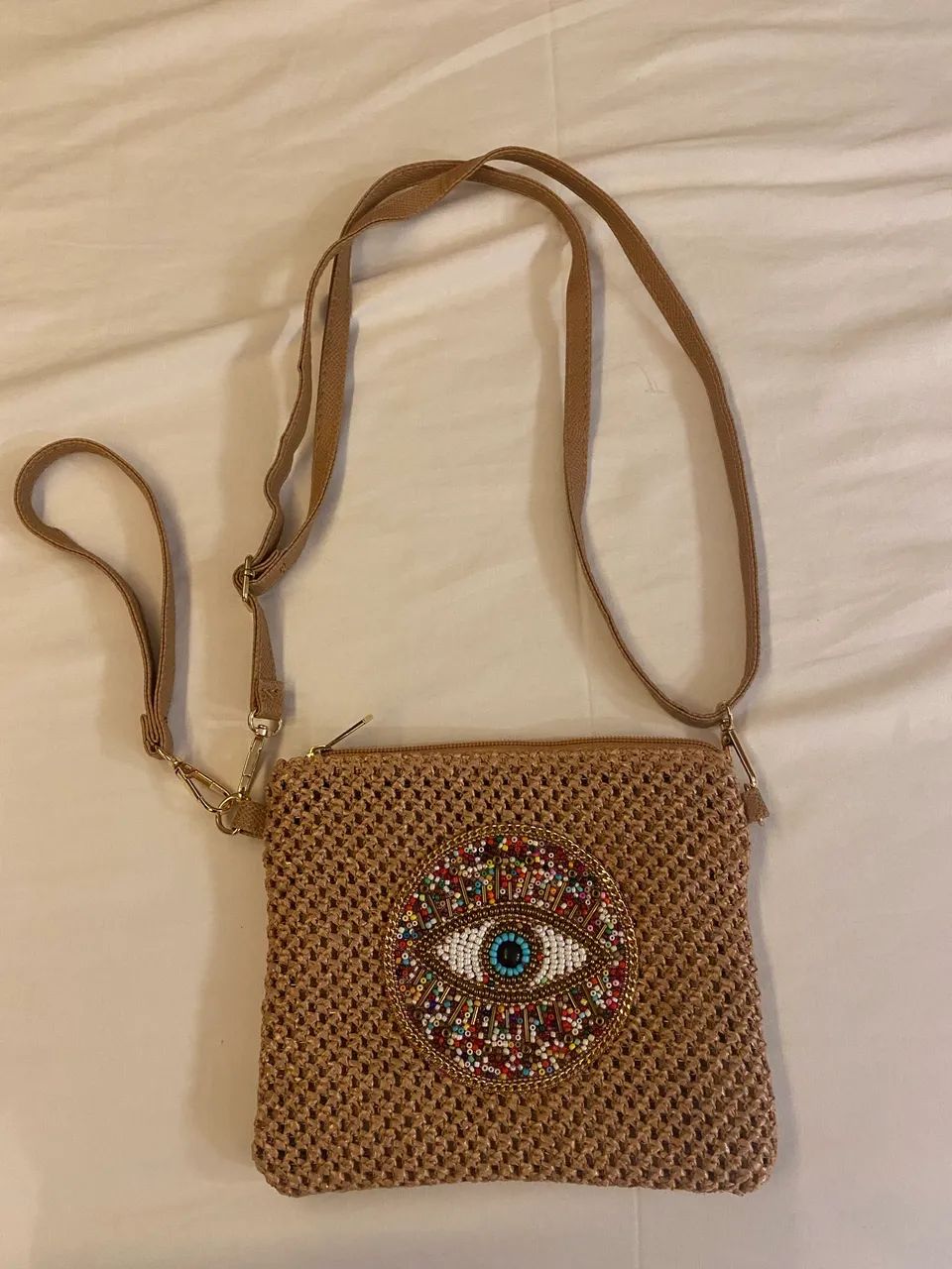 Bolsa de mão bordada, linda !!!!!!