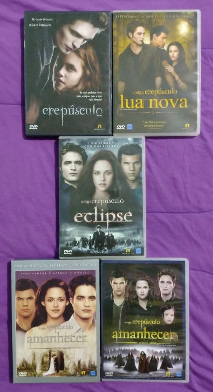 Dvds Saga Crepúsculo