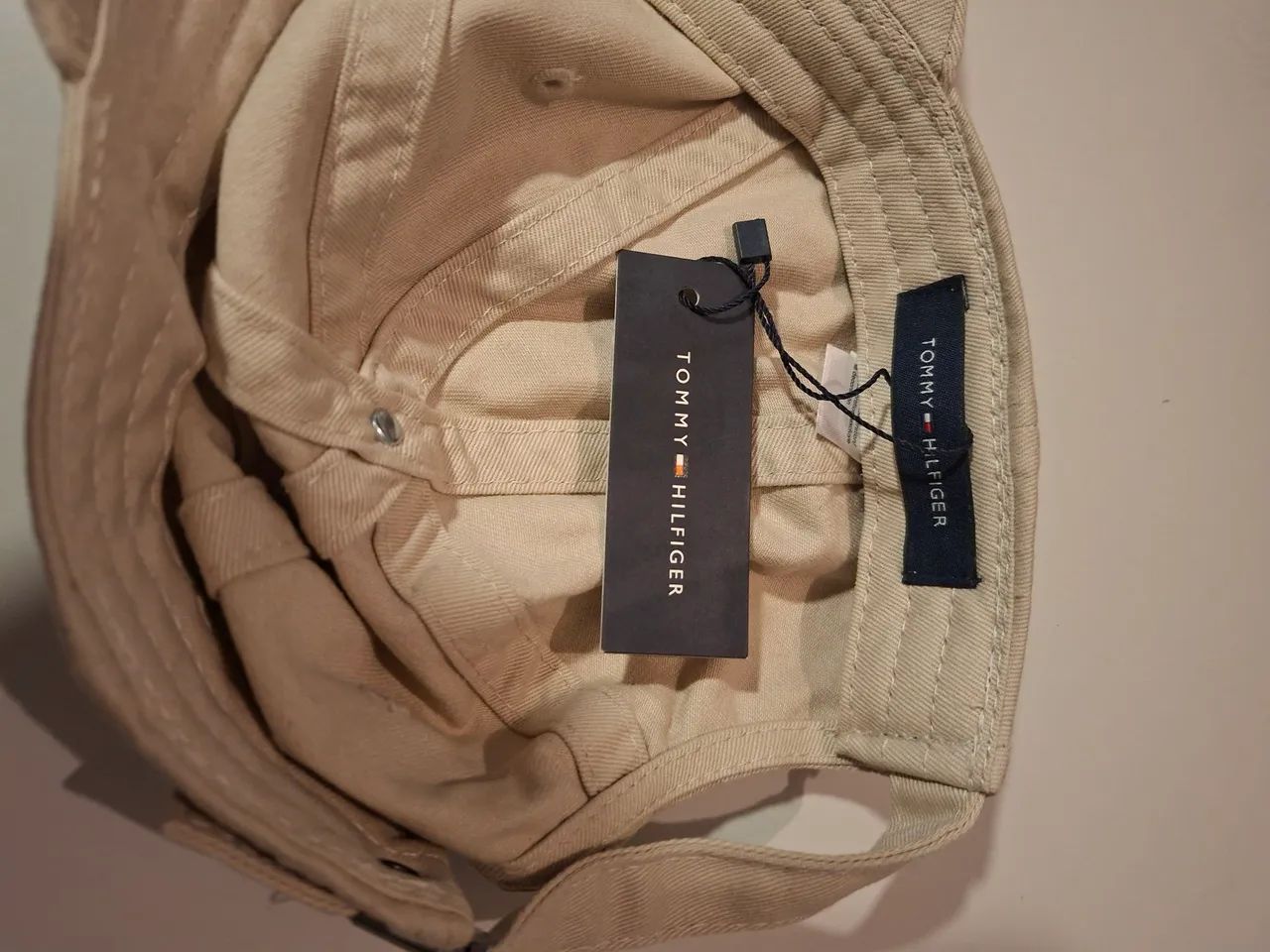 Boné original Tommy Hilfiger Bege - Foto 2
