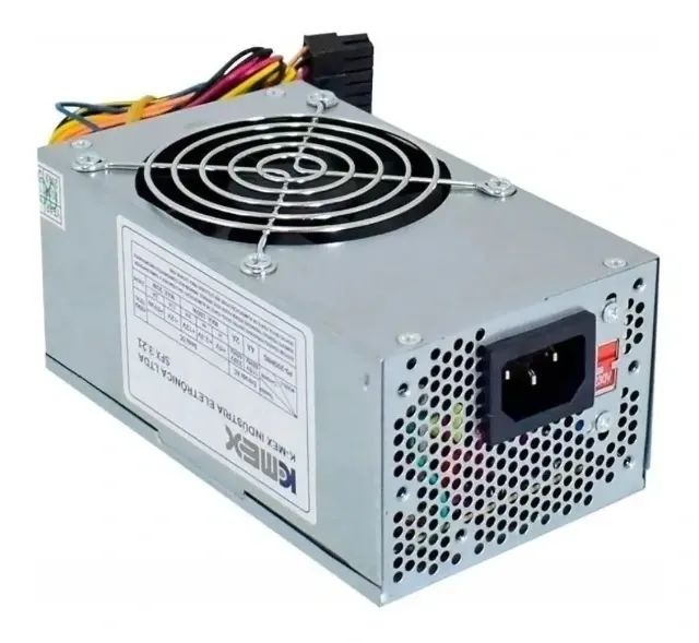 Fonte Real K-mex Modelo: Pd-180rmf Mini 24pinos Atx 180w - Foto 2