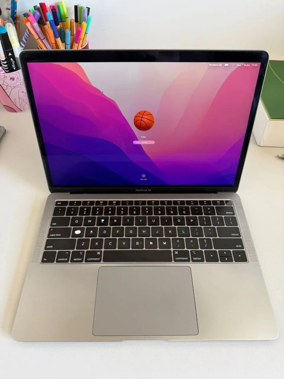 Macbook Air 2018 13 Polegadas Cinza-espacial, I5, 128gb, 8gb
