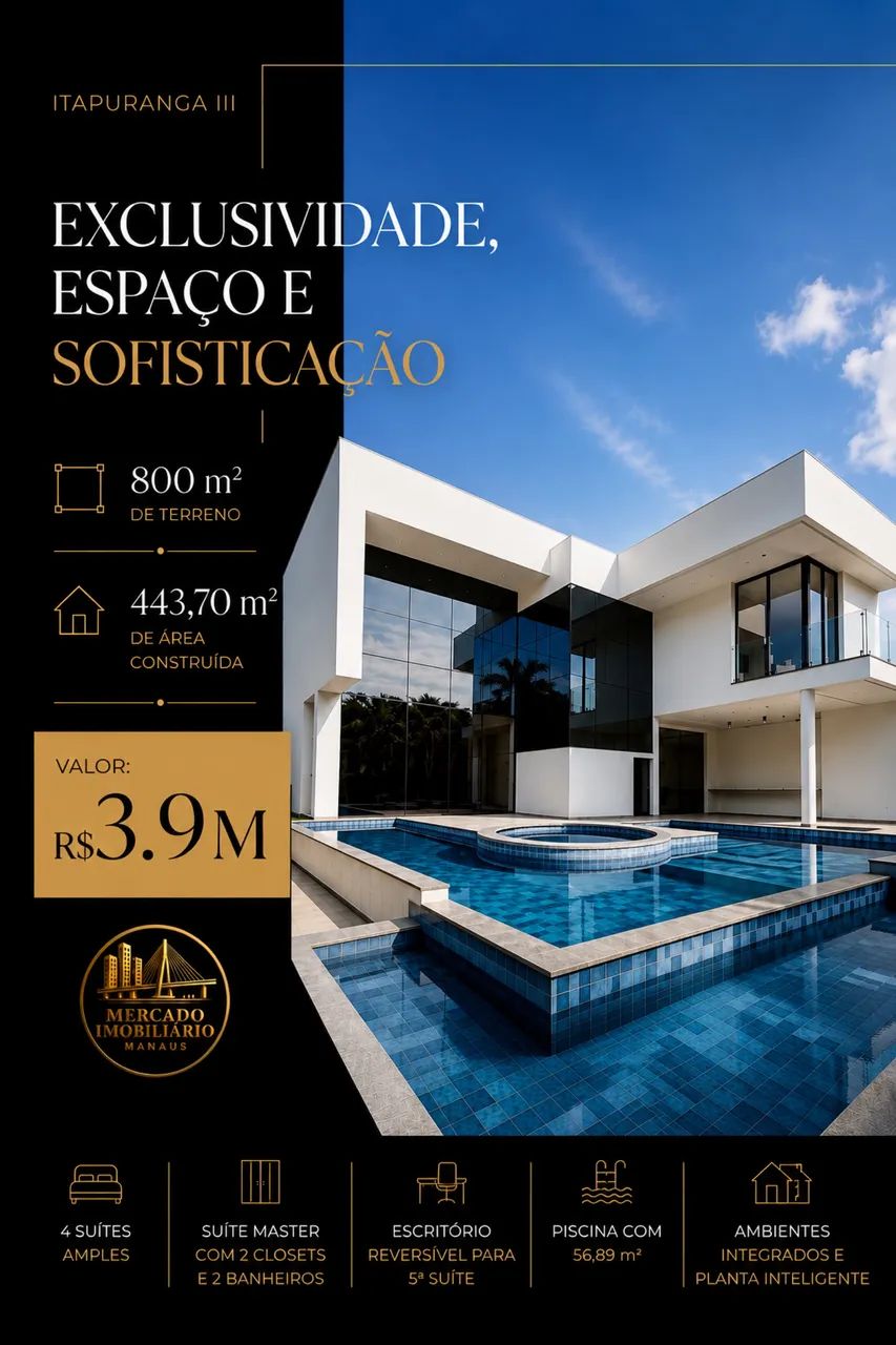 Casa Itapuranga III, Exclusividade, Espaço e Sofisticação