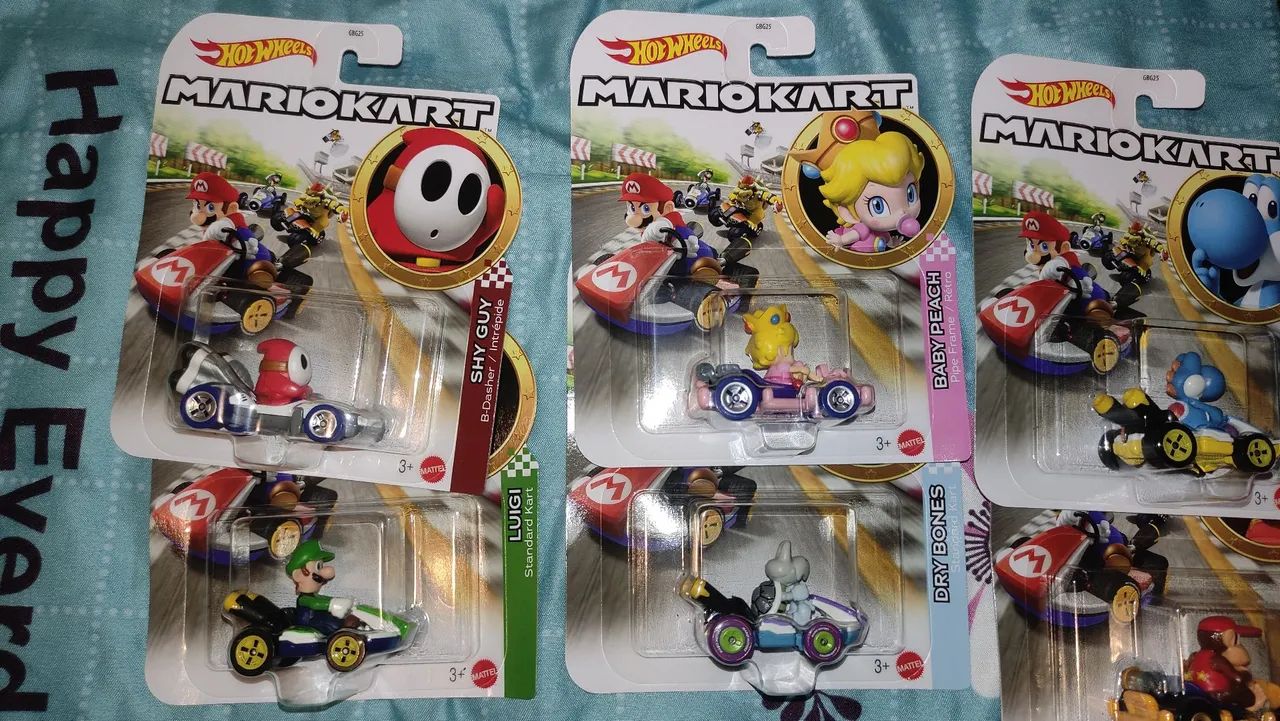 Hotwheels Mario kart a partir de 62 reais cada