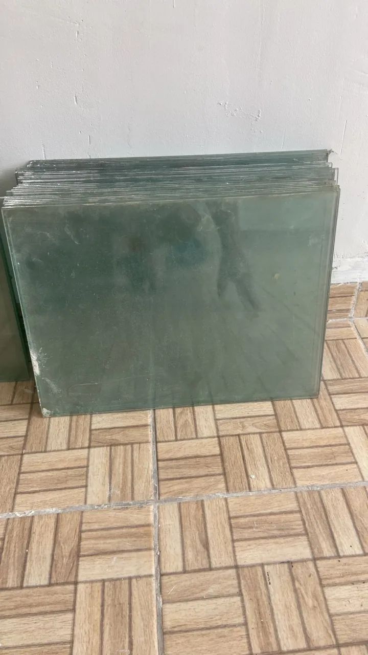 43 placas de vidro ( LEIA O ANÚNCIO)