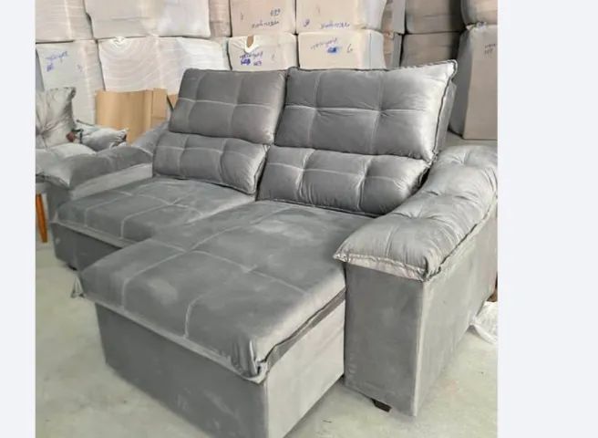 Sofá direto de fábrica, variedade de modelos e tamanhos, trabalhamos com material Suede,