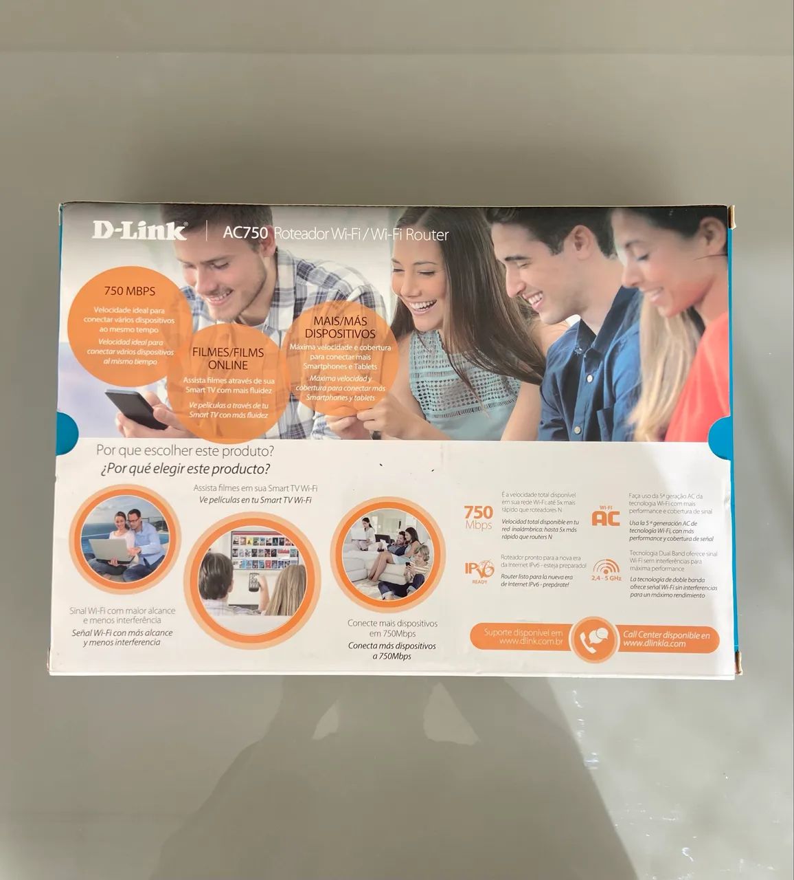 Roteador D-link Ac 750mbps Dual Band Com 3 Antenas Dir-819 - Foto 4