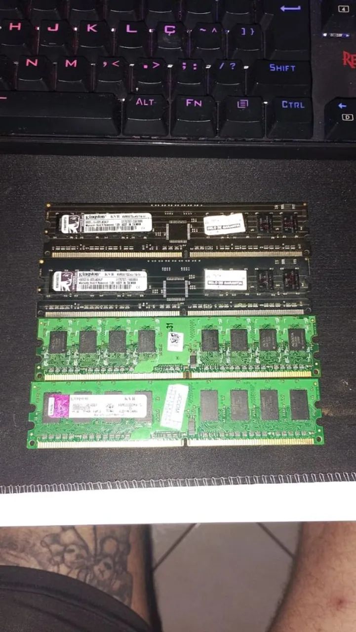 KIT COM DIVERSAS MEMÓRIAS RAM - Foto 3