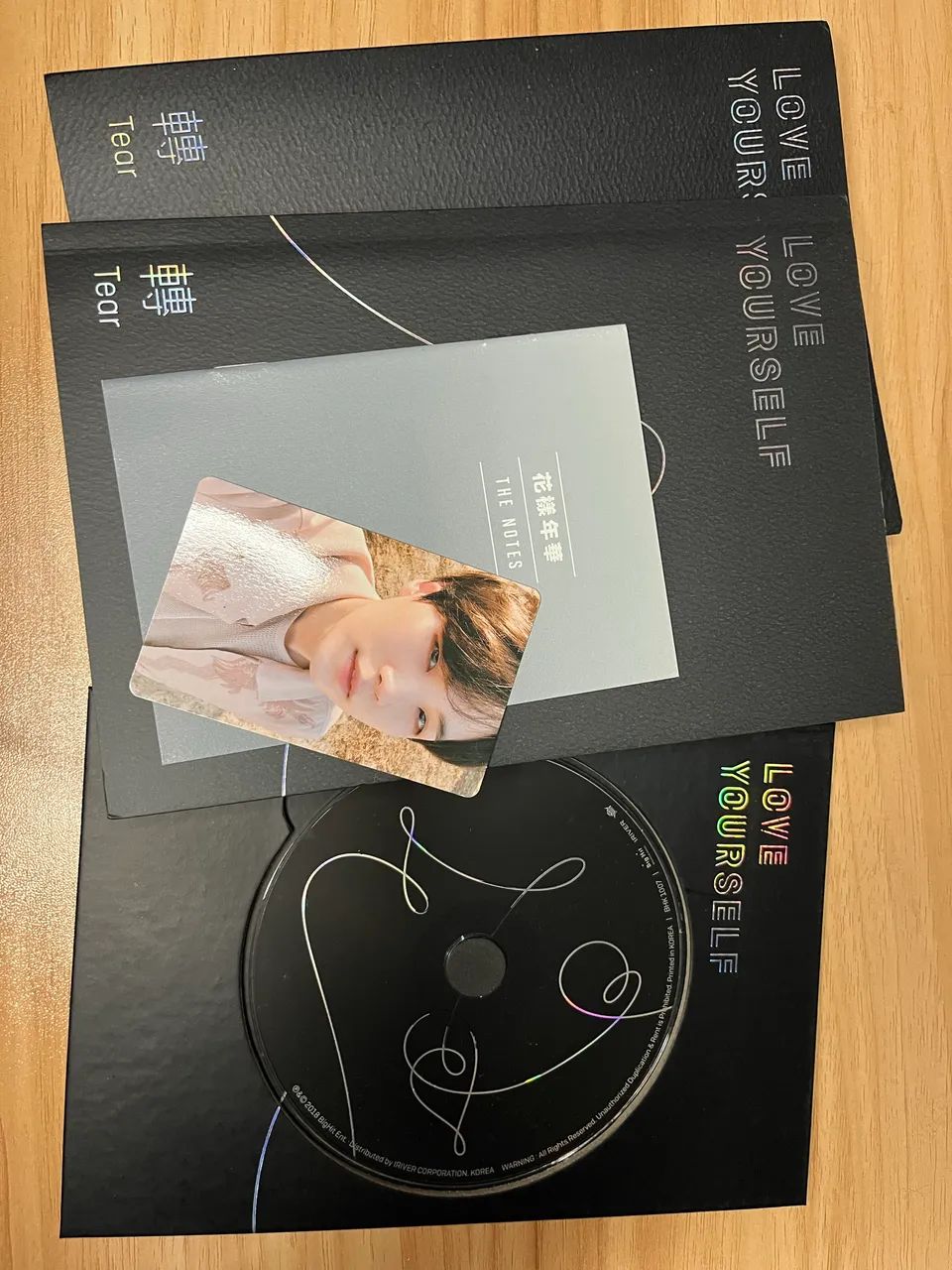 BTS LOVE YOURSELF - TEAR ( VERSÃO U ) - CARD DO SUGA - CDs, DVDs