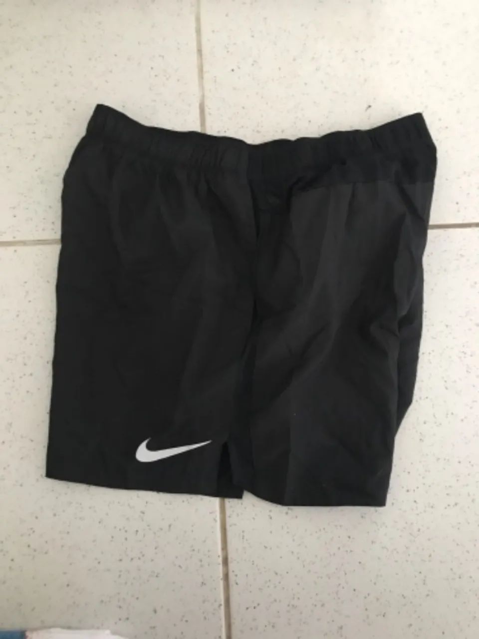 Short NIKE Dri-Fit 9 Preto TAM XL (GG) Com Forro e Bolsos Laterais - Com Etiquetas Novo. - Foto 2