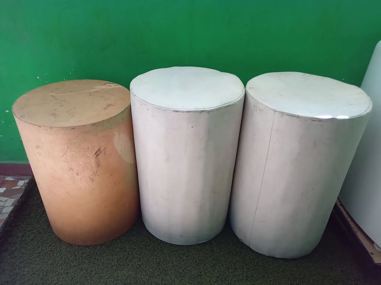Puff cilíndrico. 