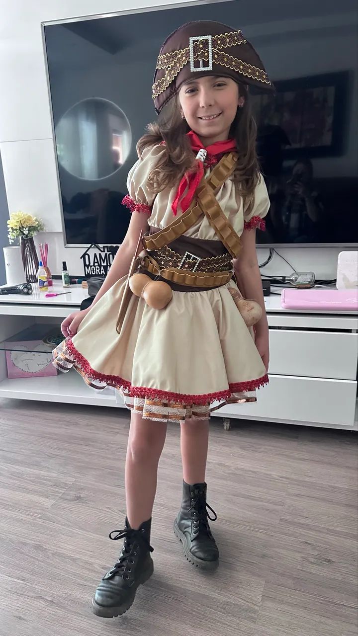 Vestido cangaceira 