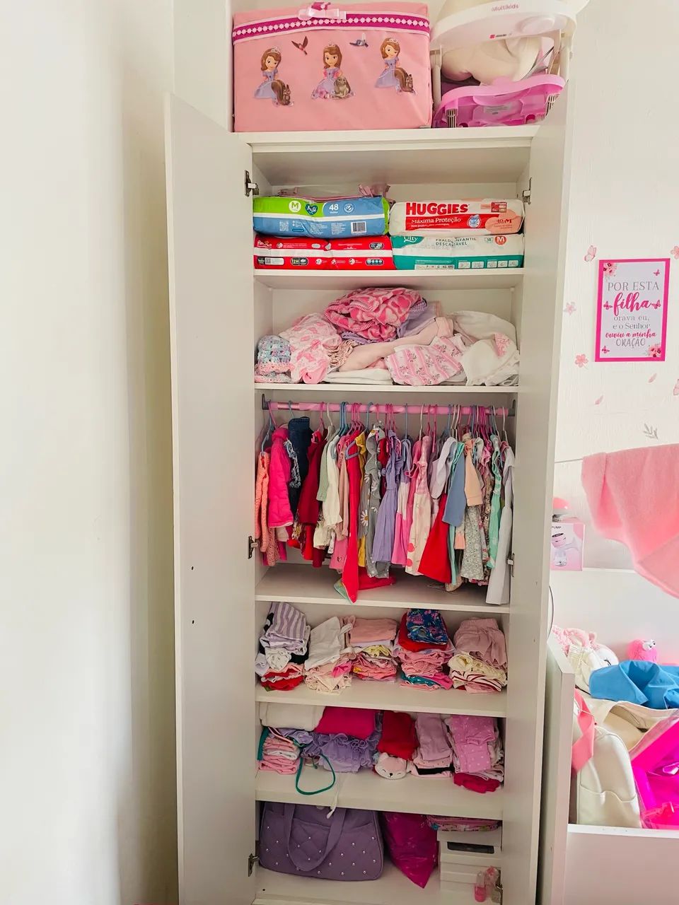 berço com guarda roupa de cômoda  - Foto 4