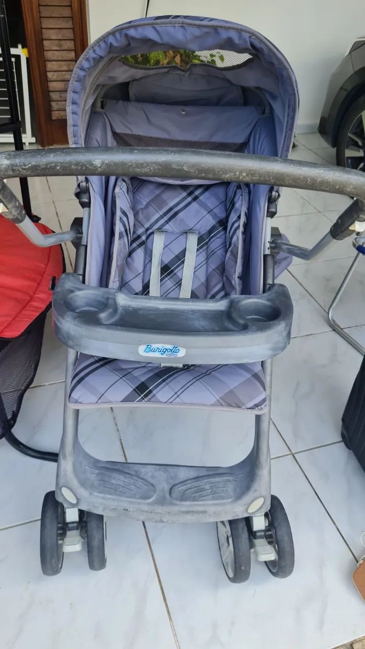 Carrinho e bebê conforto Burigotto