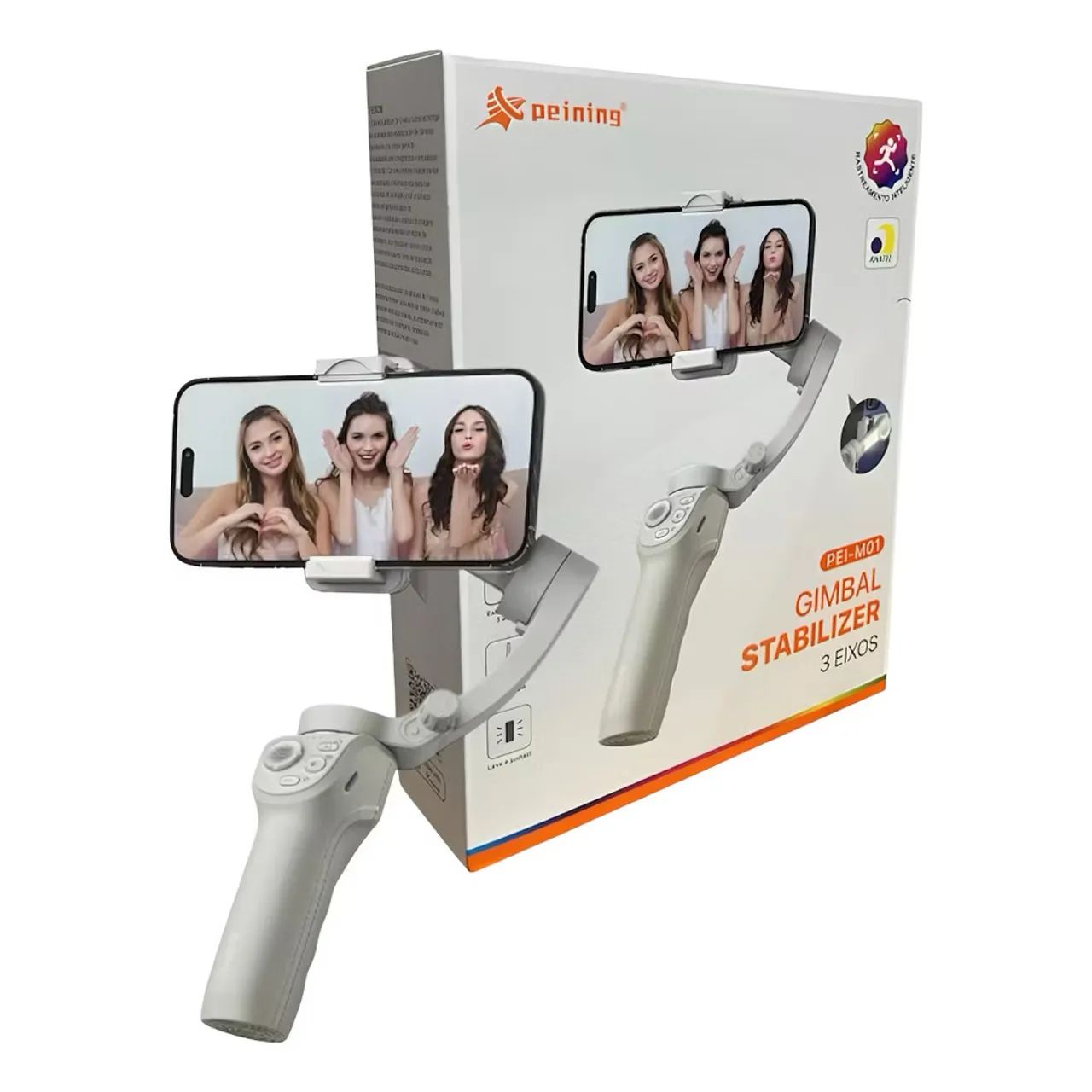 Gimbal Estabilizador  Para Celular 3 Eixos Filmagem  - Foto 2