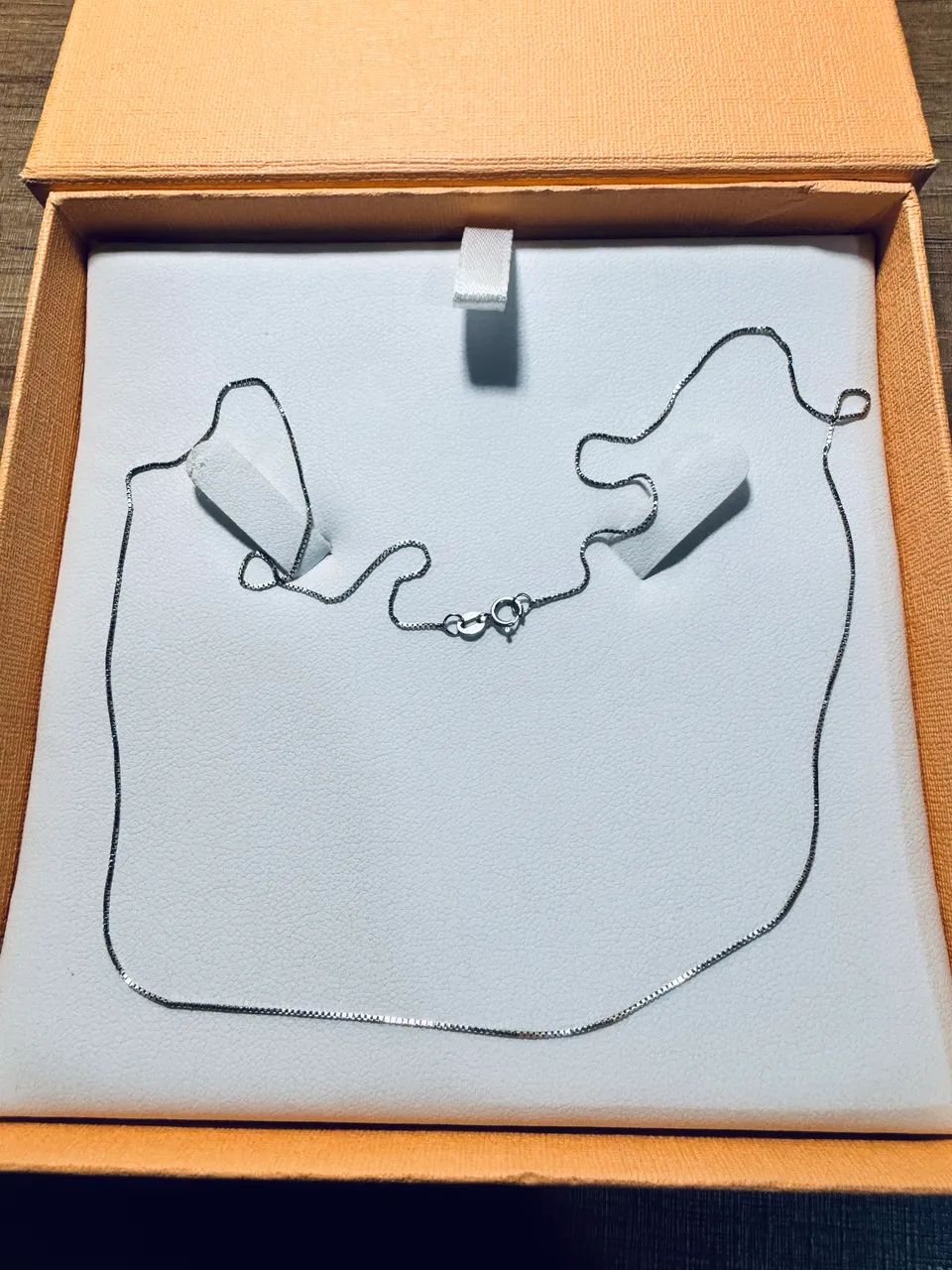 Colar ouro branco 750 Vivara 