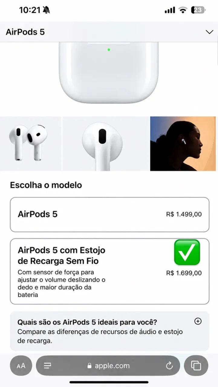 AirPods 5 NOVO  - Foto 4