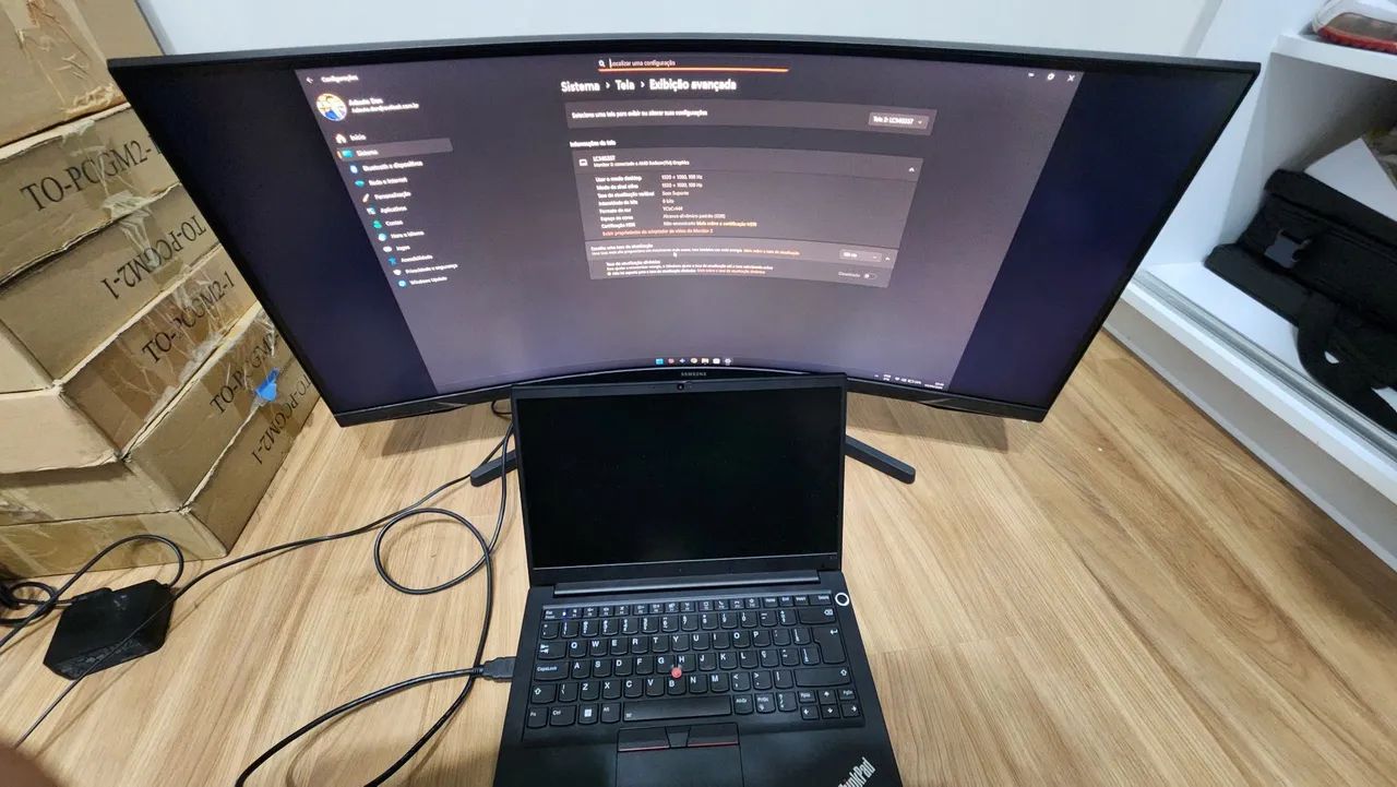 Monitor Samsung odessey G5 34 polegadas  - Foto 3