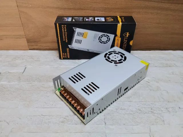 Fonte Chaveada 12v 50a Bivolt 600w - Foto 3