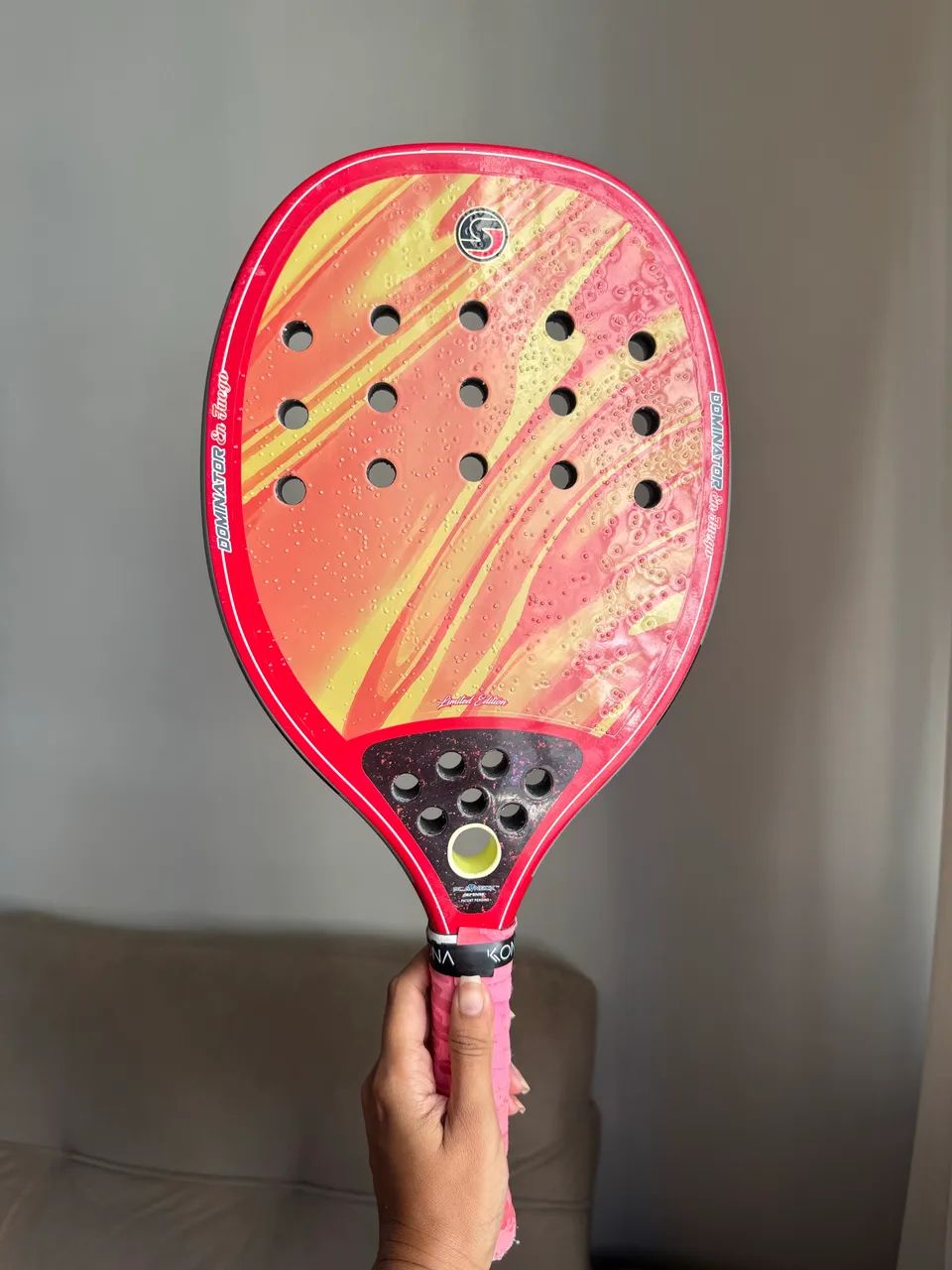 Raquete Beach Tennis Sexy Dominator En Fuego Carbono 3 k