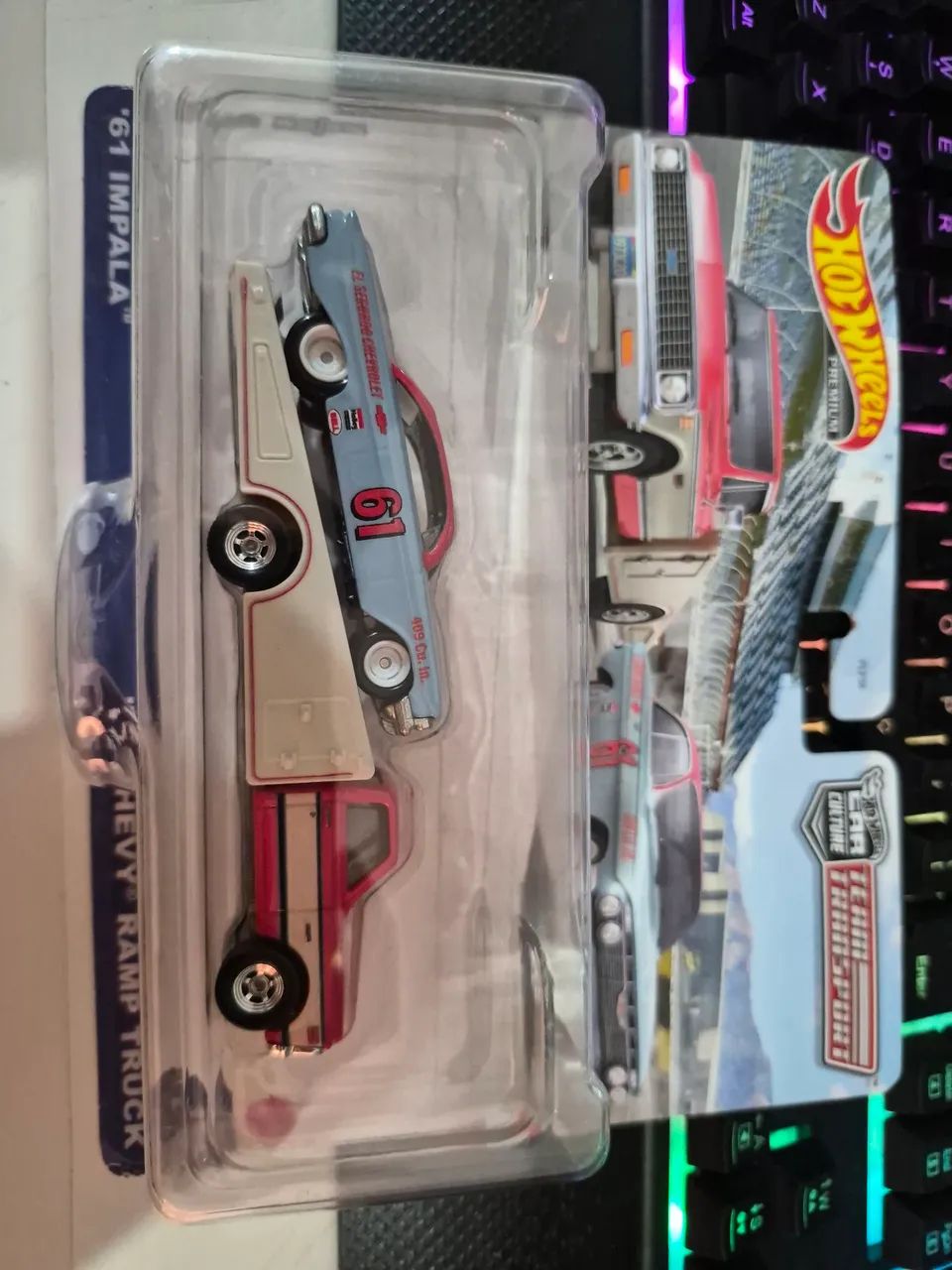 Hot wheels team transport impala