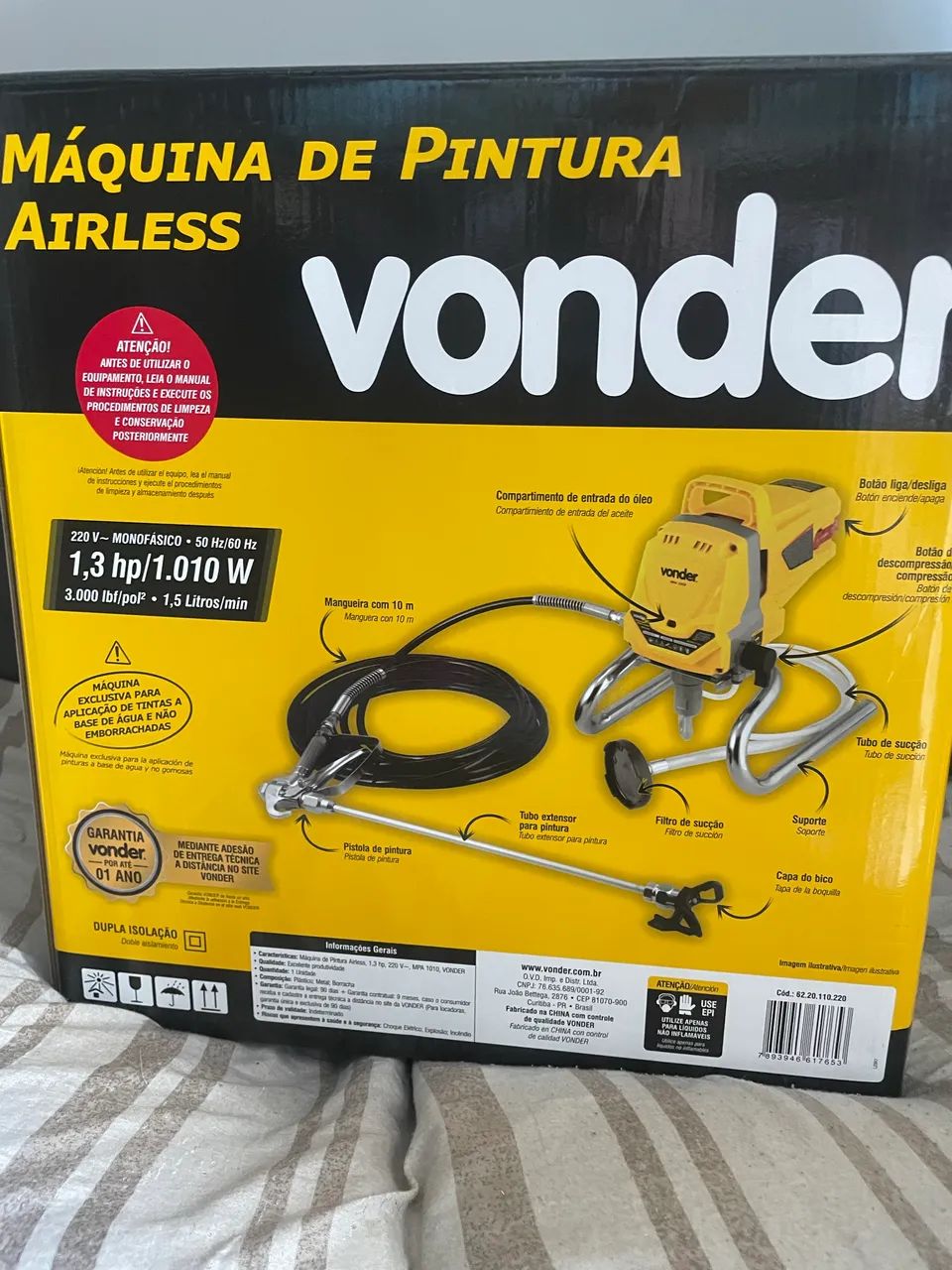 Vendo máquina airless 1700