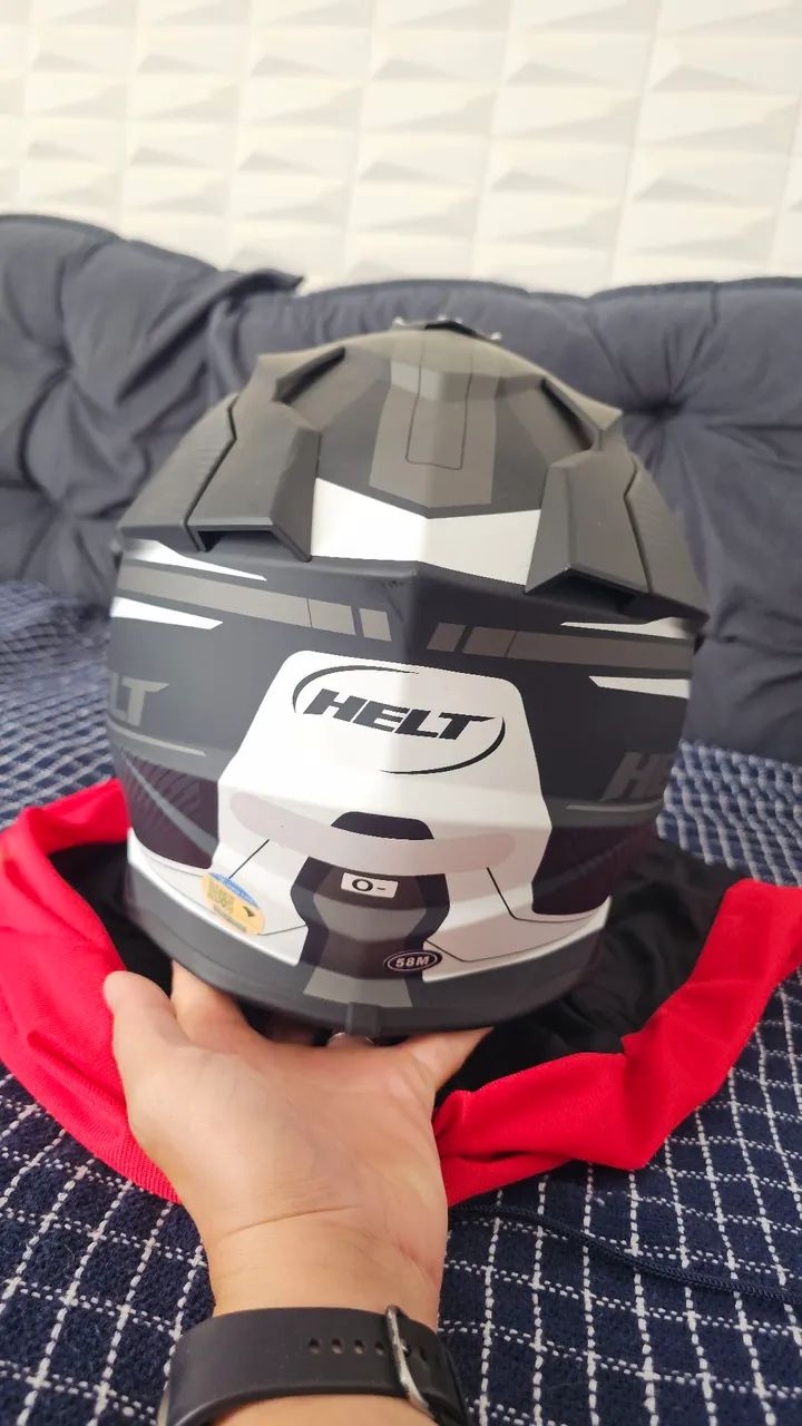 Capacete Helt Cross Vision N°58 - Foto 4