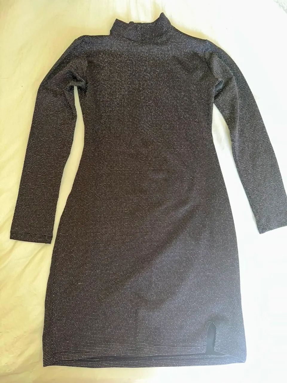 Vestido Preto P com brilho