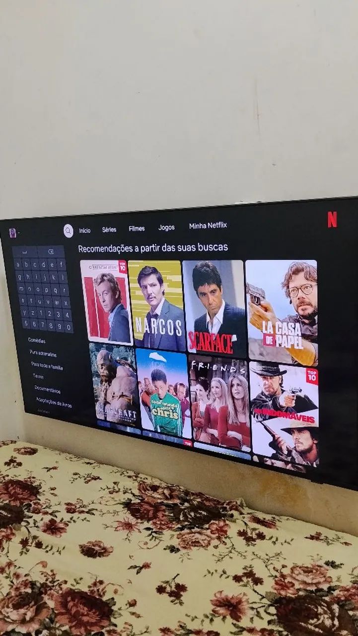 Tv Samsung 4k 50 polegadas 8600f nova