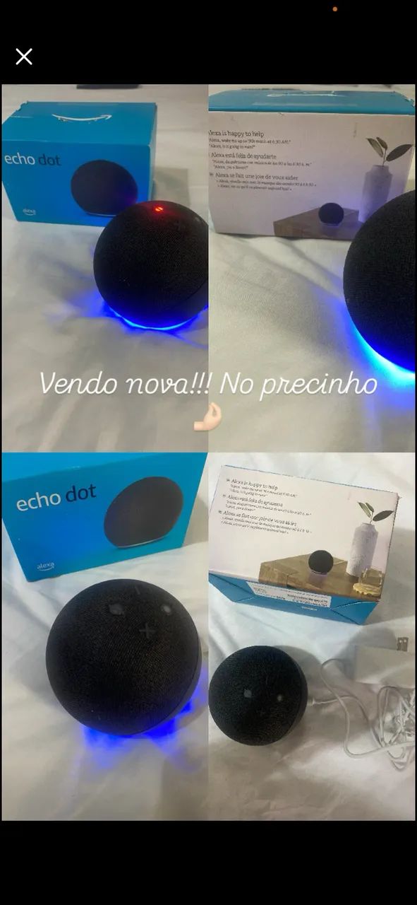 Echo Dot (Geração mais recente) | Smart speaker com Alexa, som vibrante e potente, Wi-Fi e - Foto 2