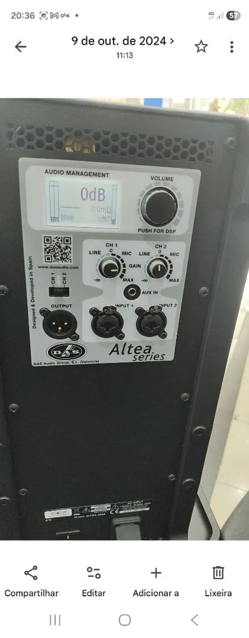 Caixa DAS Altea 8 polegadas  - Foto 3