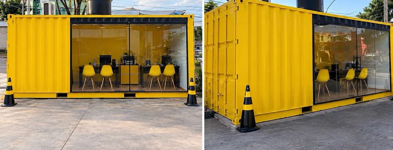 Container Comercial - Loja/Escritório - Pronto para Uso