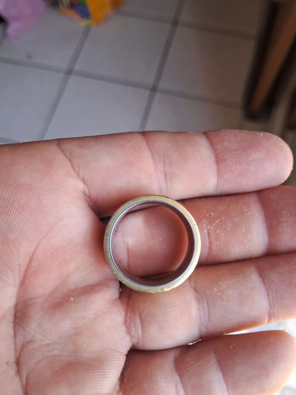 Anel n.23/24 Moeda antiga Pai nosso - Foto 2