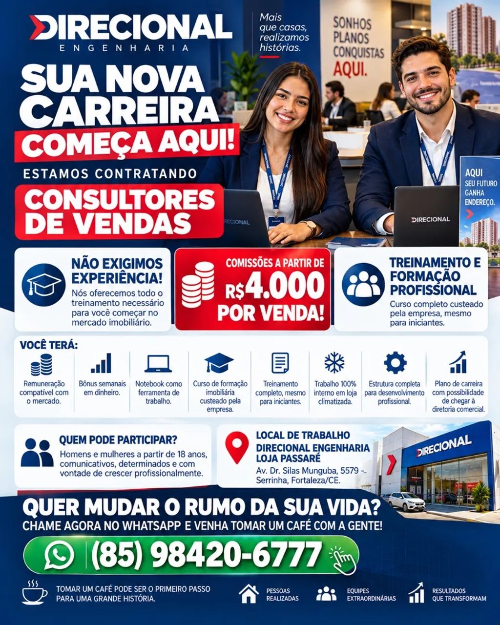 VAGA CONSULTOR DE VENDAS