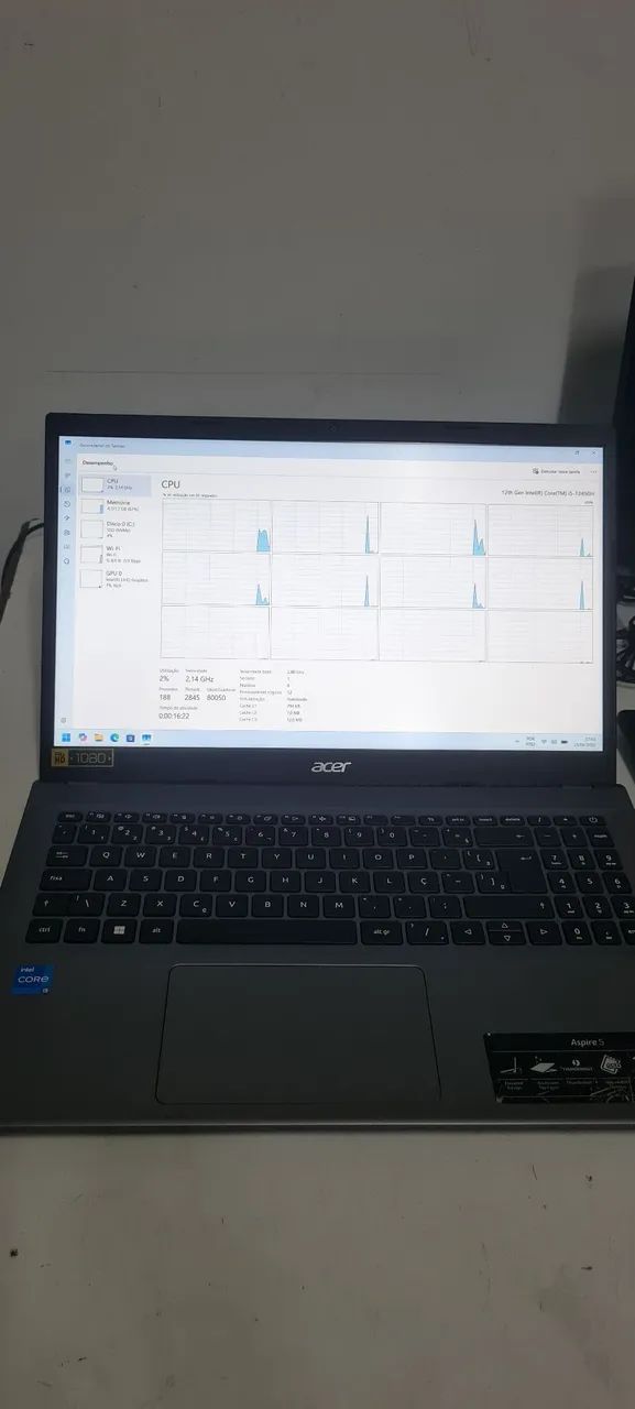 NOTEBOOK ACER I5 12° GERAÇÃO 