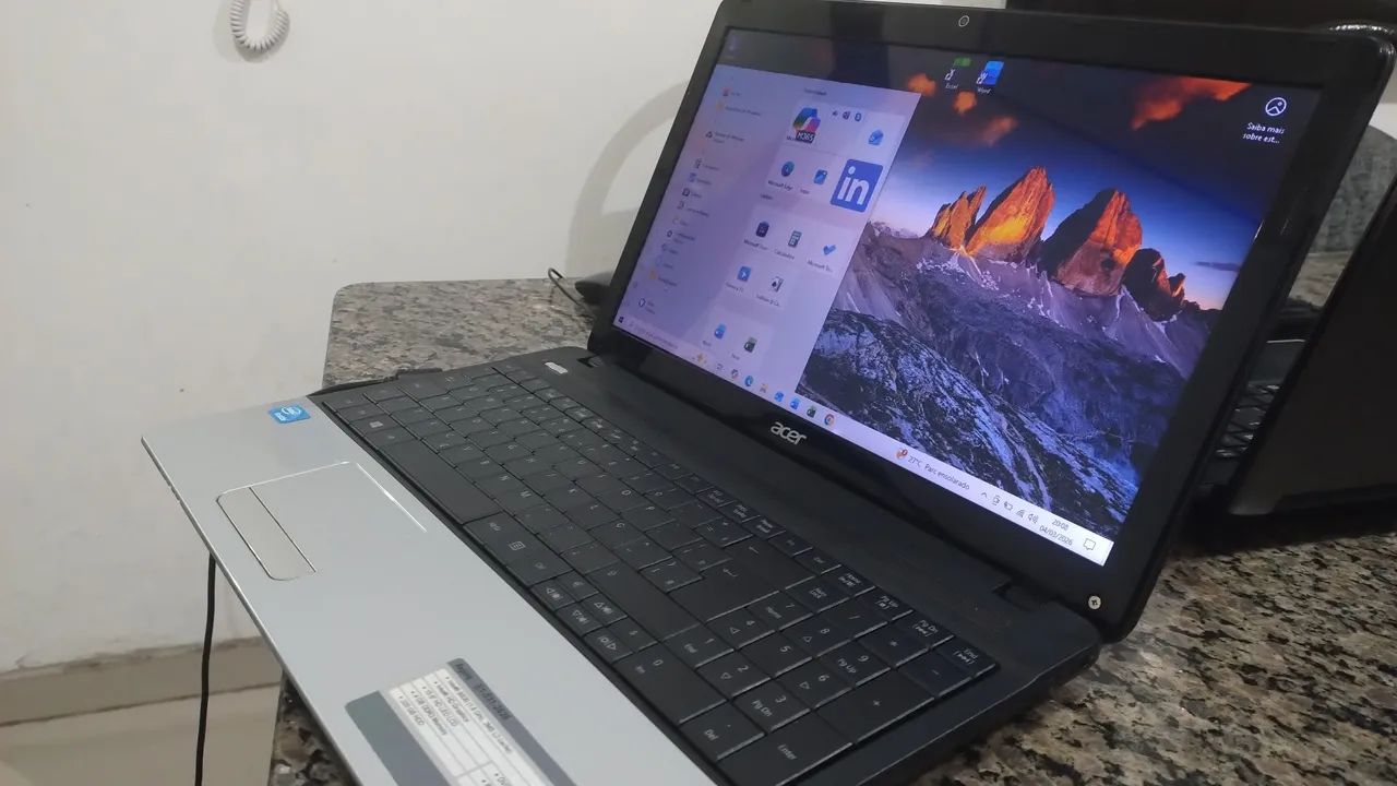 Notebook acer e1 531 2626 c 1.8 ghz c ssd 256 com 10 gb - excelente estado  - Foto 2