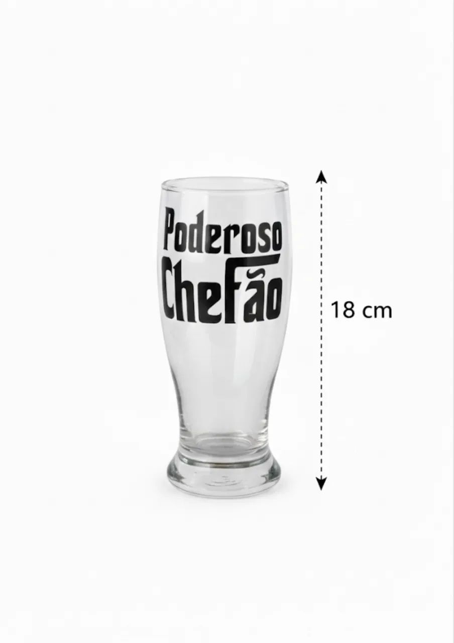 Taça de vidro o Poderoso Chefão 