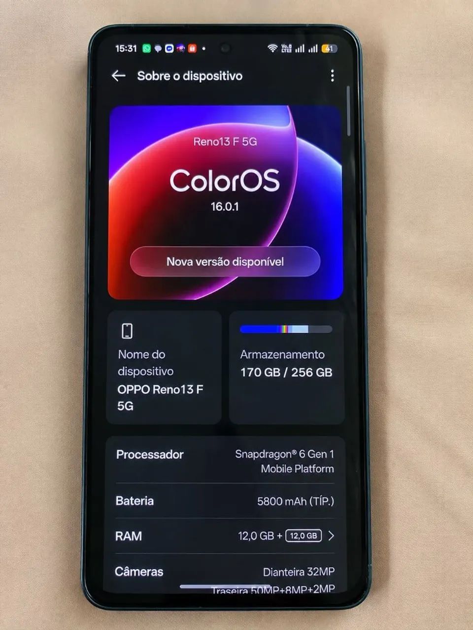 Celular OPPO RENO 13 F 5G - Foto 4