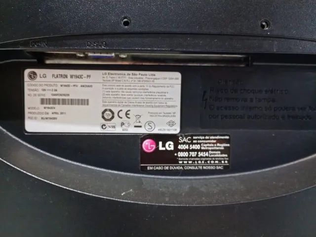 MONITOR LG   18,5 POLEGADAS - Foto 2